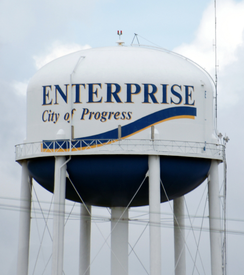 Enterprise, Alabama water tower