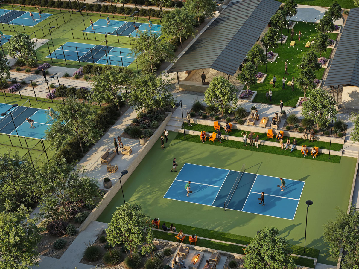 A group of people playing in a swimming pool.