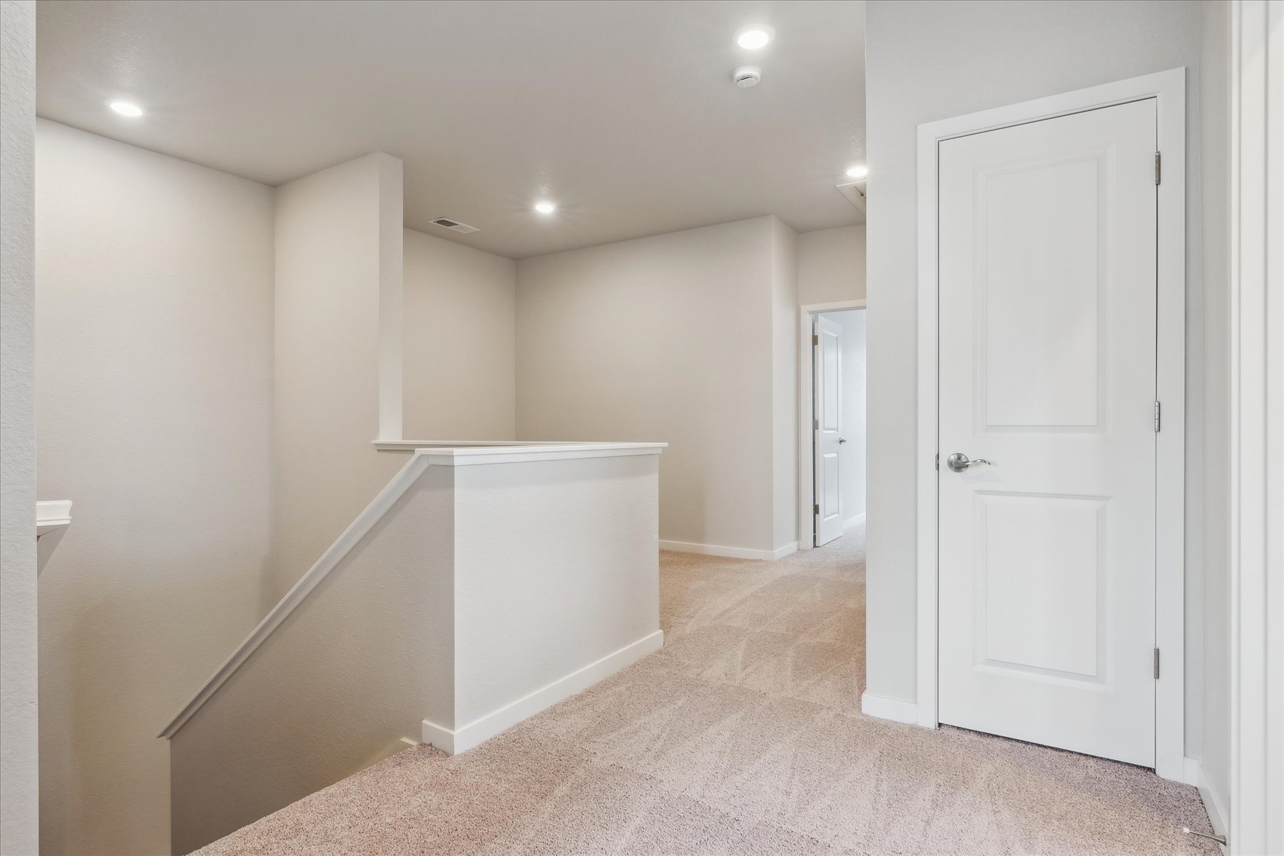 A room with white walls.