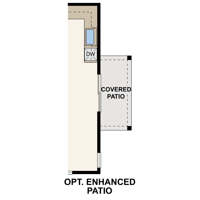 Diagram. Cambridge Floorplan, Main Level Option