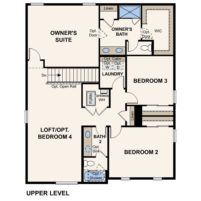 Diagram, engineering drawing. Nightingale Floorplan, Upper Level