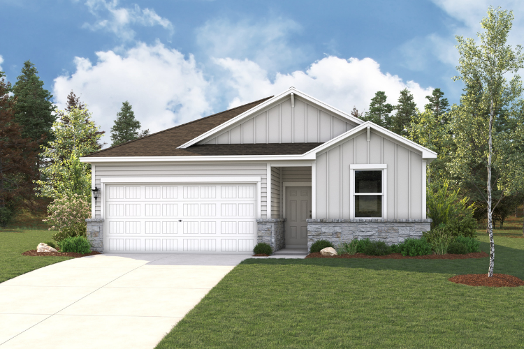 Heron plan, elevation B