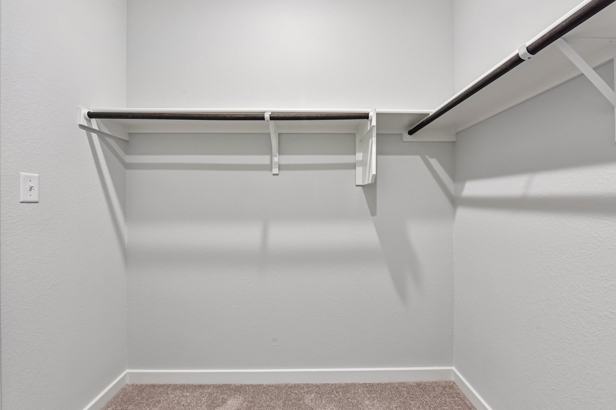 A staircase in a room.