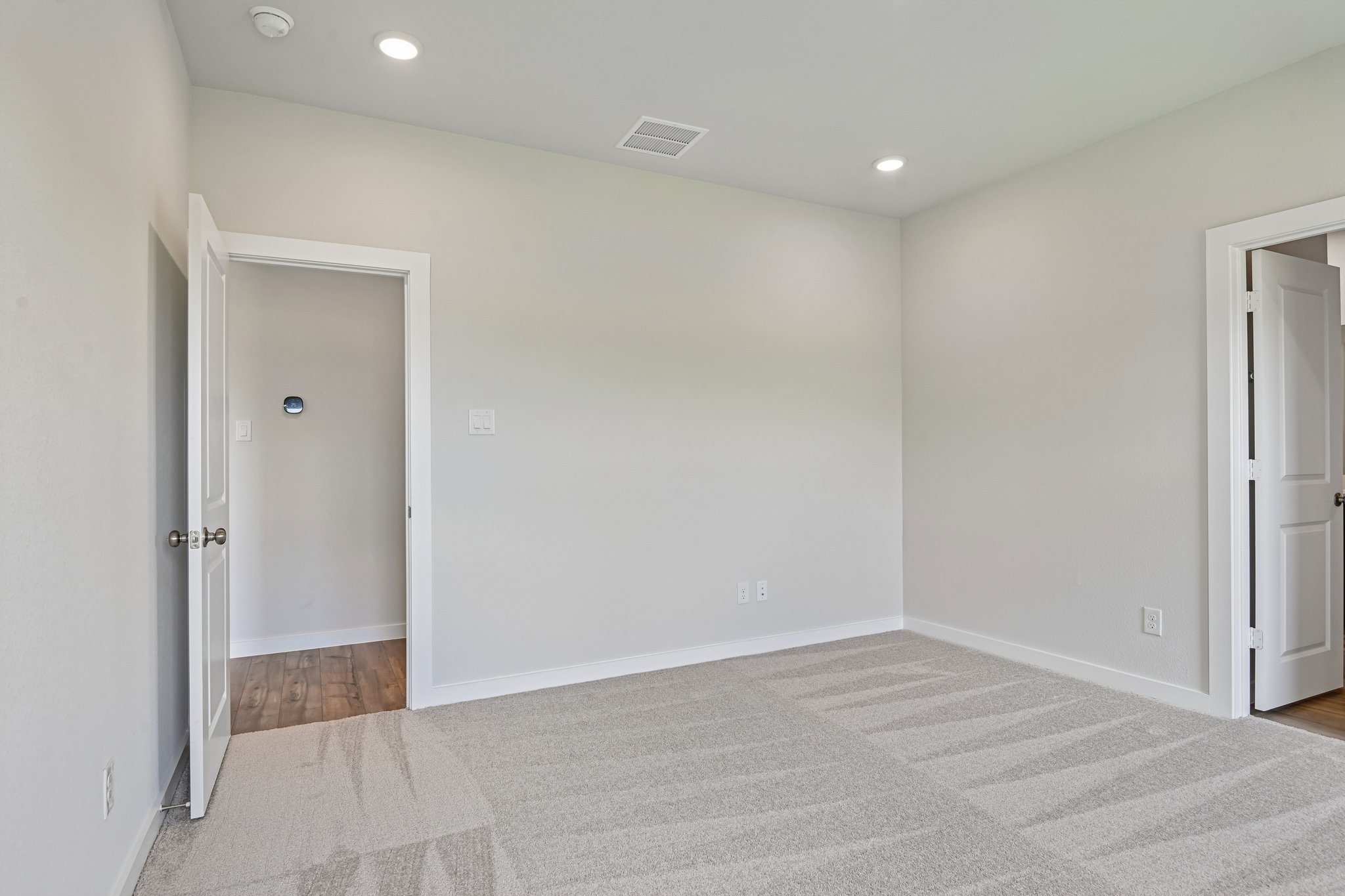 A room with white walls.