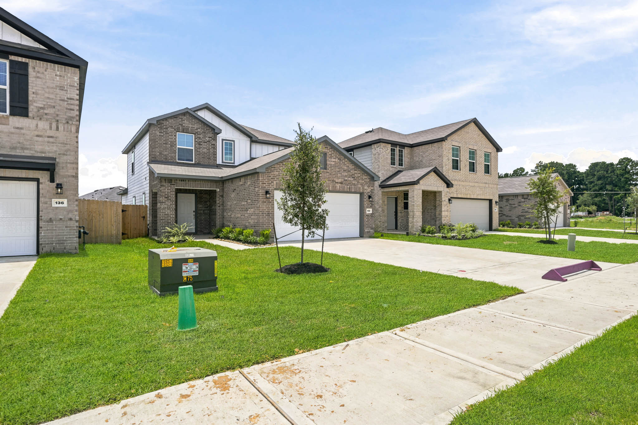 A house with a large yard.