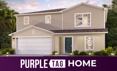 A house with a garage.