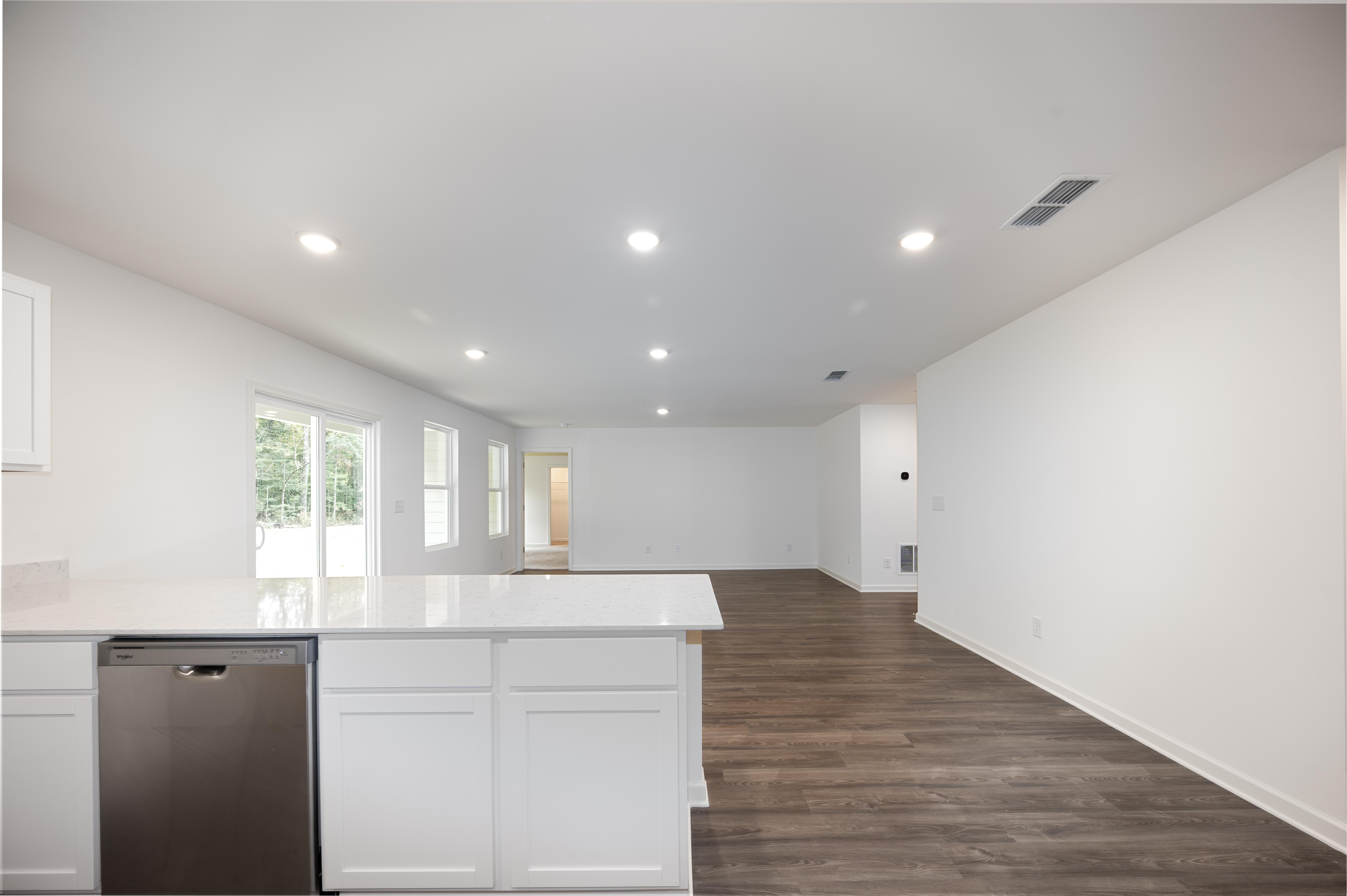 kitchen +great room - augusta - unfurnished + quartz - se arrowhead by the lake
