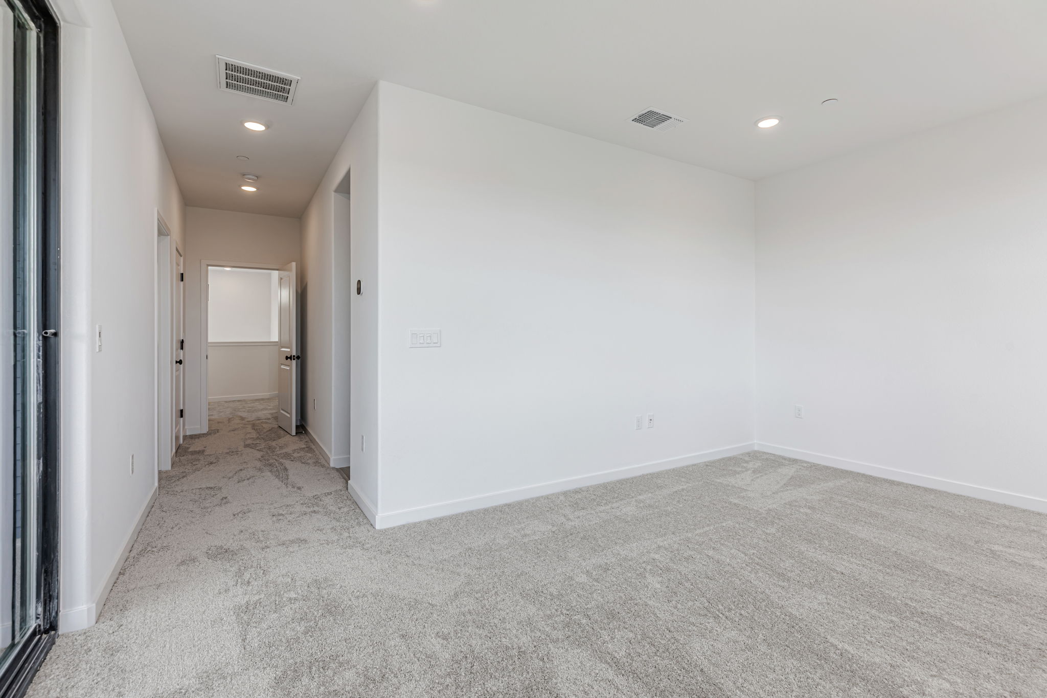 A room with white walls.